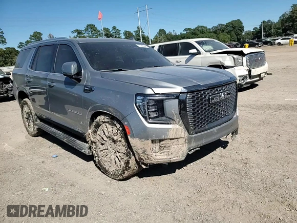 2023 GMC Yukon Denali Ultimate with VIN 1GKS2EKL1PR438849, listed as a Copart auction lot 75743344 with 0 mi miles and Salvage Title. Bid and sale history available at carsss.com. Image 12.