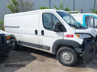 2023 Ram ProMaster Cargo with VIN 3C6LRVVG2PE596243, listed as a IAAI auction lot 42069331 with 9,332 mi miles and . Bid and sale history available at DreamBid. Image 14.