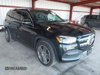 2021 Mercedes-Benz GLS 450 z VIN 4JGFF5KE5MA455372, wystawiony jako IAAI lot #42003413 z przebiegiem 73 909 mil mil oraz . Historia ofert i sprzedaży dostępna na DreamBid. Obrazek 1.