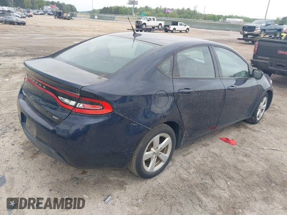 2015 Dodge Dart SXT with VIN 1C3CDFBB1FD420715, listed as a IAAI auction lot 41960282 with 114,252 mi miles. Bid and sale history available at carsss.com. Image 4.