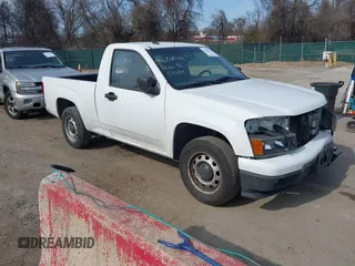 2012 Chevrolet Colorado Work Truck with VIN 1GCCSBF96C8164819, listed as a IAAI auction lot 41652054 with 160,637 mi miles. Bid and sale history available at carsss.com. Image 1.