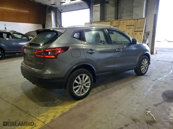 2020 Nissan Rogue Sport S with VIN JN1BJ1CW0LW389156, listed as a Copart auction lot 74247184 with 52,533 mi miles and Salvage Title. Bid and sale history available at carsss.com. Image 3.