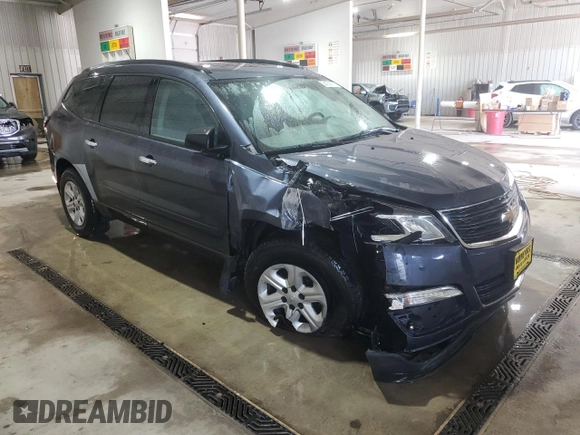 2013 Chevrolet Traverse LS with VIN 1GNKVFKD5DJ159147, listed as a Copart auction lot 54339775 with 139,489 mi miles and Salvage Title. Bid and sale history available at DreamBid. Image 4.