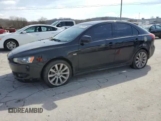 2010 Mitsubishi Lancer GTS with VIN JA32X8HW8AU009677, listed as a Copart auction lot 45134085 with 170,034 mi miles and Salvage Title. Bid and sale history available at carsss.com. Image 1.