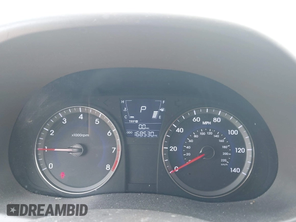 2012 Hyundai Accent GLS with VIN KMHCT4AE1CU260048, listed as a IAAI auction lot 42056125 with 168,530 mi miles. Bid and sale history available at carsss.com. Image 7.