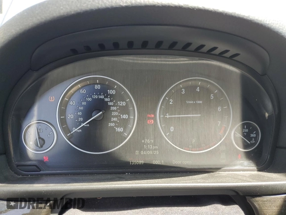 2012 BMW 5 Series 528i with VIN WBAXG5C59CDY29920, listed as a Copart auction lot 52589705 with 135,089 mi miles and Salvage Title. Bid and sale history available at carsss.com. Image 9.