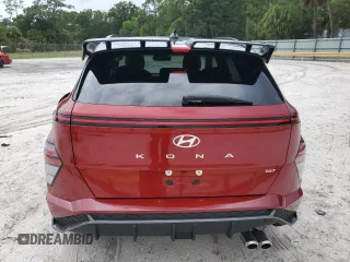 2024 Hyundai Kona N Line with VIN KM8HA3A36RU041051, listed as a Copart auction lot 59890474 with 2,910 mi miles and Salvage Title. Bid and sale history available at carsss.com. Image 6.