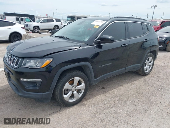 2018 Jeep Compass Latitude with VIN 3C4NJCBB6JT108842, listed as a IAAI auction lot 42221324 with 112,046 mi miles and . Bid and sale history available at DreamBid. Image 18.