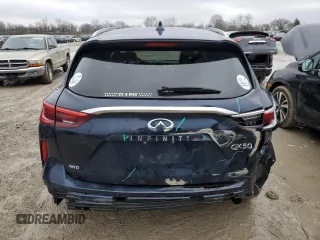2019 Infiniti QX50 LUXE with VIN 3PCAJ5M30KF116984, listed as a Copart auction lot 44524413 with 52,745 mi miles. Bid and sale history available at carsss.com. Image 6.