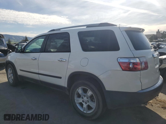 2010 GMC Acadia SL with VIN 1GKLRKED3AJ176082, listed as a Copart auction lot 46547165 with 0 mi miles and Salvage Title. Bid and sale history available at carsss.com. Image 2.
