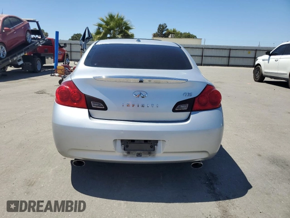 2007 Infiniti G35 Journey with VIN JNKBV61EX7M715361, listed as a Copart auction lot 68190604 with 176,632 mi miles and Salvage Title. Bid and sale history available at DreamBid. Image 6.