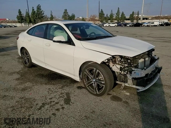 2021 BMW 2 Series 228i xDrive with VIN WBA73AK00M7G75305, listed as a Copart auction lot 43226895 with 38,598 mi miles and Salvage Title. Bid and sale history available at DreamBid. Image 10.