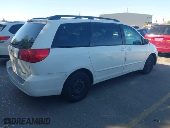 2007 Toyota Sienna CE with VIN 5TDZK23C27S013214, listed as a IAAI auction lot 42192349 with 208,832 mi miles and . Bid and sale history available at DreamBid. Image 4.