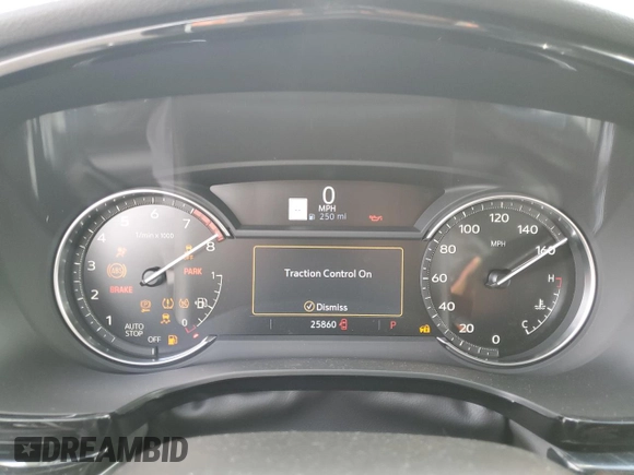 2023 Cadillac XT6 FWD Premium Luxury with VIN 1GYKPCRS5PZ220616, listed as a Copart auction lot 56913725 with 25,860 mi miles and Salvage title. Bid and sale history available at DreamBid. Image 9.