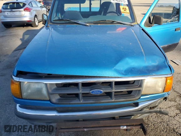 1993 Ford Ranger Splash with VIN 1FTCR10A2PUB80473, listed as a Copart auction lot 47422615 with 64,546 mi miles and Salvage title. Bid and sale history available at DreamBid. Image 11.