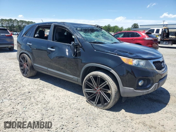2013 Kia Sorento EX with VIN 5XYKU4A63DG316404, listed as a Copart auction lot 57867625 with 167,766 mi miles and Salvage title. Bid and sale history available at DreamBid. Image 4.
