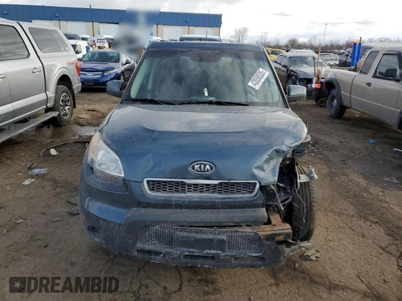 2011 Kia Soul + with VIN KNDJT2A21B7248744, listed as a Copart auction lot 43058535 with 118,932 mi miles and Salvage Title. Bid and sale history available at carsss.com. Image 5.