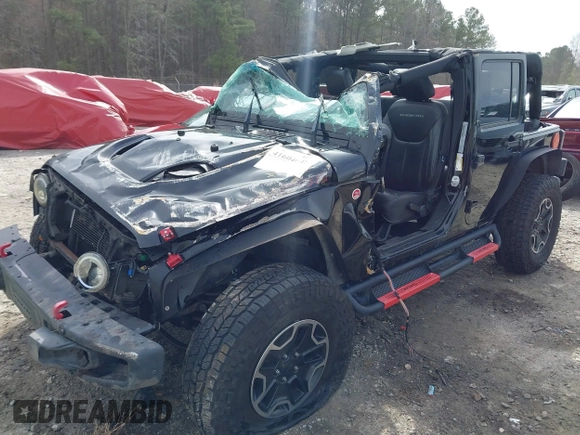 2015 Jeep Wrangler Unlimited Rubicon z VIN 1C4BJWFG7FL711036, wystawiony jako IAAI lot #41604648 z przebiegiem 167 678 mil mil oraz . Historia ofert i sprzedaży dostępna na DreamBid. Obrazek 6.
