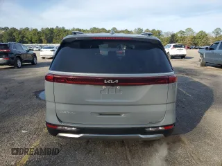 2023 Kia Carnival SX with VIN KNDNE5H36P6211360, listed as a Copart auction lot 88350205 with 52,145 mi miles and Salvage Title. Bid and sale history available at carsss.com. Image 6.