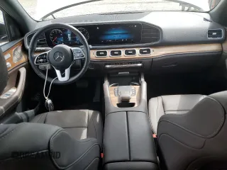 2021 Mercedes-Benz GLE 350 with VIN 4JGFB4KE5MA424077, listed as a Copart auction lot 58369235 with 21,237 mi miles and Salvage title. Bid and sale history available at DreamBid. Image 8.