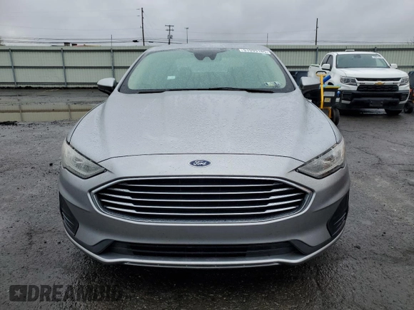 2020 Ford Fusion SE with VIN 3FA6P0HD3LR142902, listed as a Copart auction lot 51999185 with 43,220 mi miles and Salvage Title. Bid and sale history available at carsss.com. Image 5.