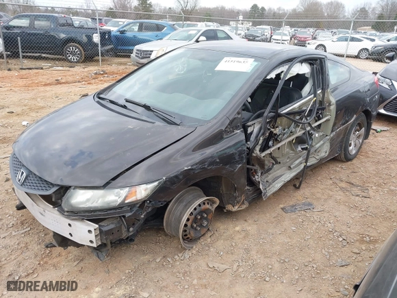 2013 Honda Civic Cpe LX with VIN 2HGFG3B54DH505462, listed as a IAAI auction lot 41519635 with 131,803 mi miles. Bid and sale history available at carsss.com. Image 19.