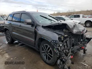 2021 Jeep Grand Cherokee Trailhawk with VIN 1C4RJFLG1MC619212, listed as a Copart auction lot 41633735 with 37,945 mi miles and Salvage Title. Bid and sale history available at carsss.com. Image 4.