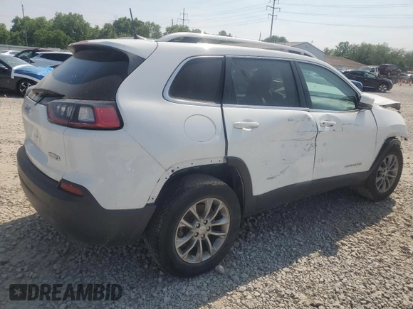 2020 Jeep Cherokee Latitude Plus with VIN 1C4PJMLB1LD652025, listed as a Copart auction lot 58312855 with 94,068 mi miles and Salvage title. Bid and sale history available at DreamBid. Image 3.