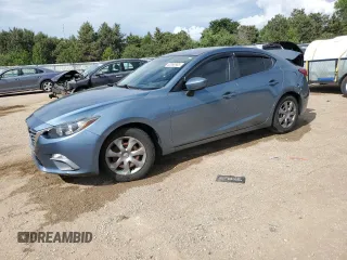 2014 Mazda 3 i Sport with VIN 3MZBM1U7XEM113322, listed as a Copart auction lot 62090905 with 131,743 mi miles and Salvage title. Bid and sale history available at DreamBid. Image 1.