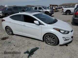 2015 Hyundai Elantra SE with VIN 5NPDH4AEXFH595205, listed as a Copart auction lot 53070235 with 92,000 mi miles and Salvage Title. Bid and sale history available at DreamBid. Image 4.