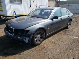 2006 BMW 7 Series 750Li with VIN WBAHN83546DT34797, listed as a Copart auction lot 60511685 with 92,565 mi miles and Salvage title. Bid and sale history available at DreamBid. Image 1.