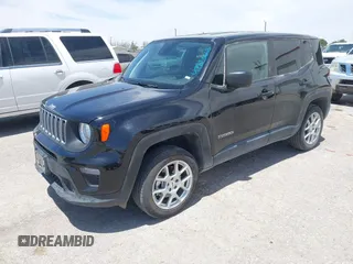 2023 Jeep Renegade Latitude with VIN ZACNJDB17PPP70052, listed as a IAAI auction lot 42223663 with 27,606 mi miles and . Bid and sale history available at DreamBid. Image 17.