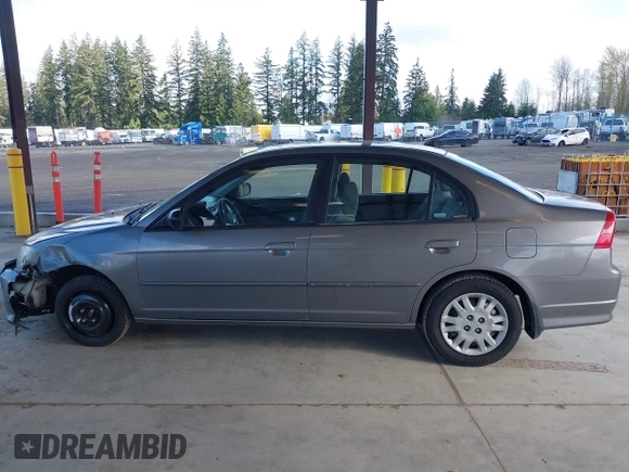 2004 Honda Civic LX with VIN 2HGES165X4H536000, listed as a IAAI auction lot 41950233 with 214,537 mi miles. Bid and sale history available at carsss.com. Image 14.
