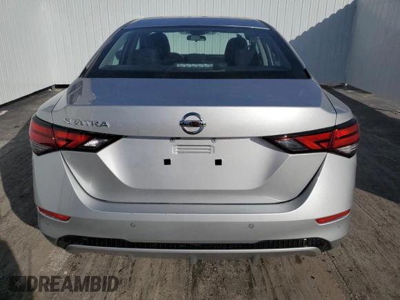 2022 Nissan Sentra S with VIN 3N1AB8BV2NY278145, listed as a Copart auction lot 80972623 with 3,484 mi miles and Clean Title. Bid and sale history available at carsss.com. Image 6.