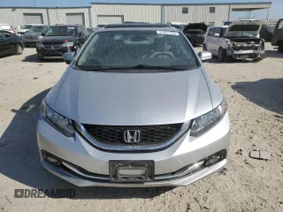 2015 Honda Civic Sedan EX-L with VIN 19XFB2F92FE067883, listed as a Copart auction lot 51051795 with 51,890 mi miles and Salvage Title. Bid and sale history available at carsss.com. Image 5.