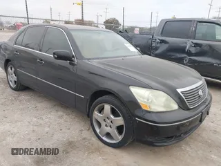 2005 Lexus LS 430 z VIN JTHBN36F155016238, wystawiony jako IAAI lot #41522383 z przebiegiem 180 659 mil mil oraz . Historia ofert i sprzedaży dostępna na DreamBid. Obrazek 1.
