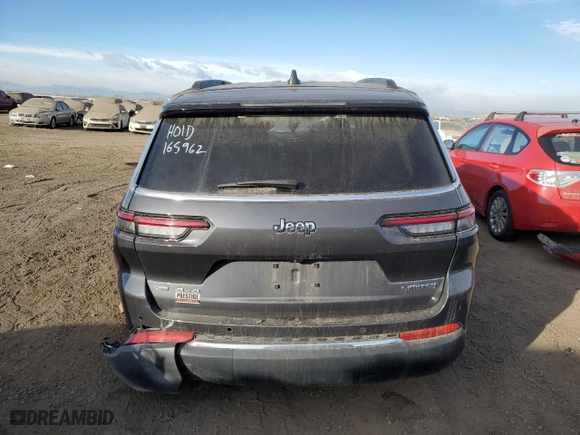 2021 Jeep Grand Cherokee L Limited with VIN 1C4RJKBG9M8147029, listed as a Copart auction lot 87018134 with 12,711 mi miles and Salvage Title. Bid and sale history available at carsss.com. Image 6.
