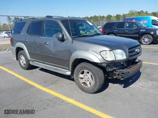 2004 Toyota Sequoia SR5 with VIN 5TDZT34A84S216376, listed as a IAAI auction lot 41884418 with 284,930 mi miles. Bid and sale history available at carsss.com. Image 1.