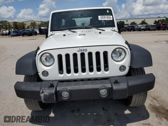 2016 Jeep Wrangler Unlimited Sport с VIN 1C4BJWDG9GL145305, выставлен на аукционе Copart как лот 59391845 с пробегом 101 425 миль миль и Списание • Salvage title. История ставок и продаж доступна на DreamBid. Изображение 5.