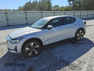 2023 Polestar 2 with VIN YSMEG3KA2PL157504, listed as a Copart auction lot 76419324 with 0 mi miles and Salvage Title. Bid and sale history available at carsss.com. Image 1.