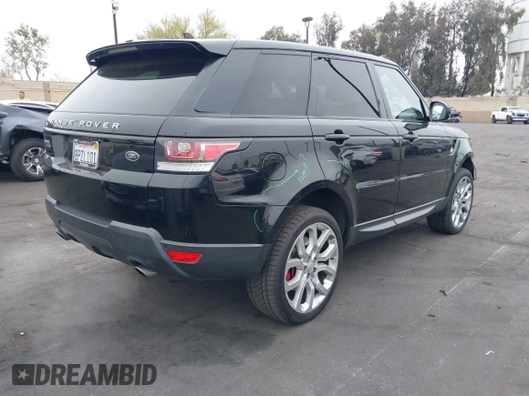 2016 Land Rover Range Rover Sport Dynamic with VIN SALWR2EF7GA108914, listed as a IAAI auction lot 42136783 with 106,247 mi miles and . Bid and sale history available at DreamBid. Image 4.