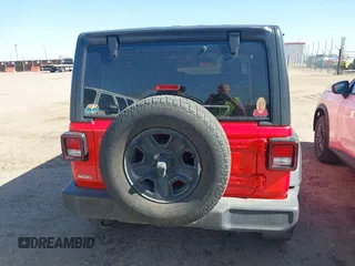 2020 Jeep Wrangler Unlimited Willys with VIN 1C4HJXDN5LW130646, listed as a IAAI auction lot 41979764 with 66,244 mi miles and . Bid and sale history available at DreamBid. Image 16.