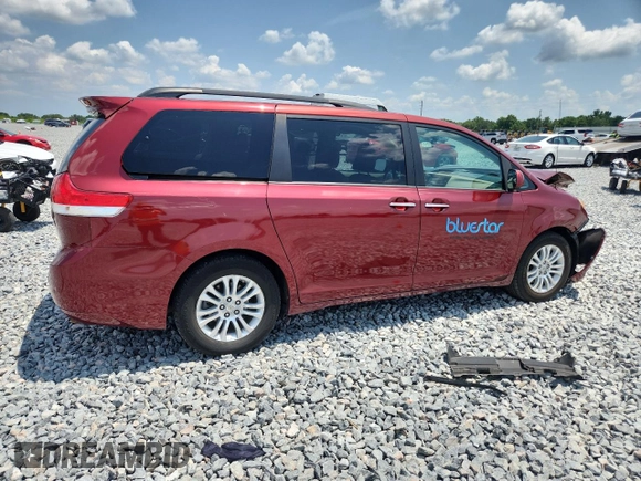 2012 Toyota Sienna XLE AAS с VIN 5TDYK3DC9CS242080, выставлен на аукционе Copart как лот 58374845 с пробегом 152 411 миль миль и Списание • Salvage title. История ставок и продаж доступна на DreamBid. Изображение 3.