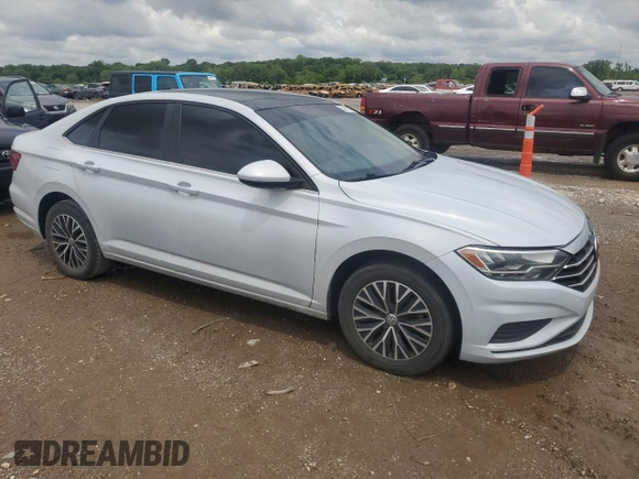 2019 Volkswagen Jetta S with VIN 3VWC57BU6KM140588, listed as a Copart auction lot 58992805 with 158,495 mi miles and Clean title. Bid and sale history available at DreamBid. Image 4.