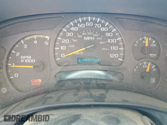 2005 GMC Sierra 3500 DRW Work Trk z VIN 1GTJK33245F920117, wystawiony jako Copart lot #57468965 z przebiegiem 157 458 mil mil oraz Szkoda całkowita • Salvage title. Historia ofert i sprzedaży dostępna na DreamBid. Obrazek 9.