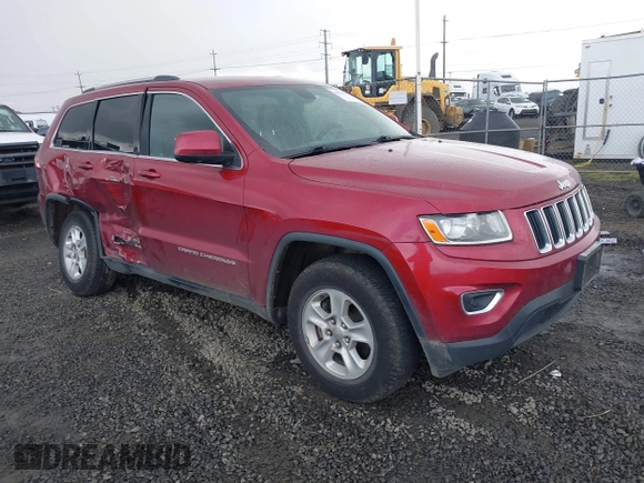 2014 Jeep Grand Cherokee Laredo with VIN 1C4RJFAG7EC213469, listed as a IAAI auction lot 41825075 with 163,417 mi miles. Bid and sale history available at carsss.com. Image 1.