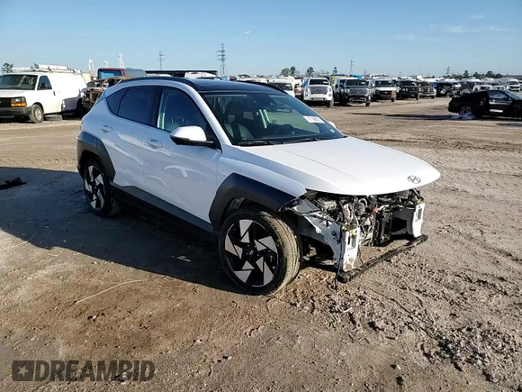 2024 Hyundai Kona Limited with VIN KM8HE3A30RU041860, listed as a Copart auction lot 47130005 with 17,165 mi miles and Salvage Title. Bid and sale history available at carsss.com. Image 11.