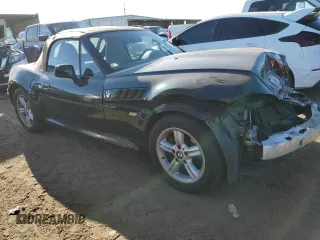 2000 BMW Z3 2.5L with VIN WBACH9341YLM91727, listed as a Copart auction lot 74257874 with 76,062 mi miles and Salvage Title. Bid and sale history available at carsss.com. Image 4.