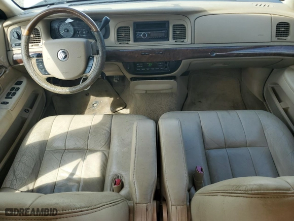 2007 Mercury Grand Marquis LS with VIN 2MEFM75WX7X604153, listed as a Copart auction lot 71976844 with 97,614 mi miles and Salvage Title. Bid and sale history available at carsss.com. Image 8.