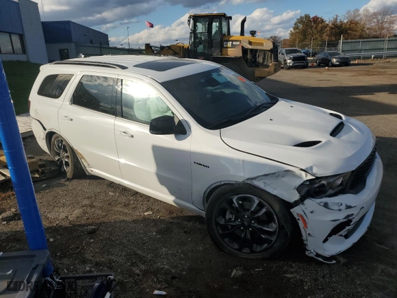 2023 Dodge Durango R/T Plus with VIN 1C4SDJCT6PC691178, listed as a Copart auction lot 77088574 with 23,725 mi miles and Salvage Title. Bid and sale history available at carsss.com. Image 4.